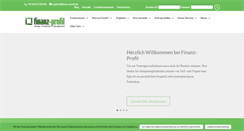 Desktop Screenshot of finanz-profil.de